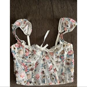Floral corset